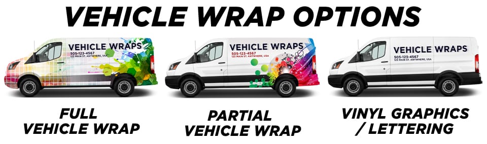 North Hills Vehicle Wraps & Graphics vehicle wrap options